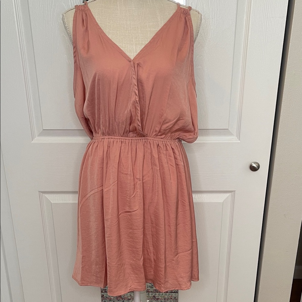CBrand Coral Pink Flowy Sundress